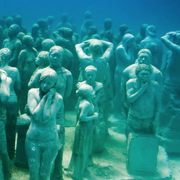 Visitar el Museo Subacuático de Arte de Cancún – CANCÚN, PARQUES RECREATIVOS